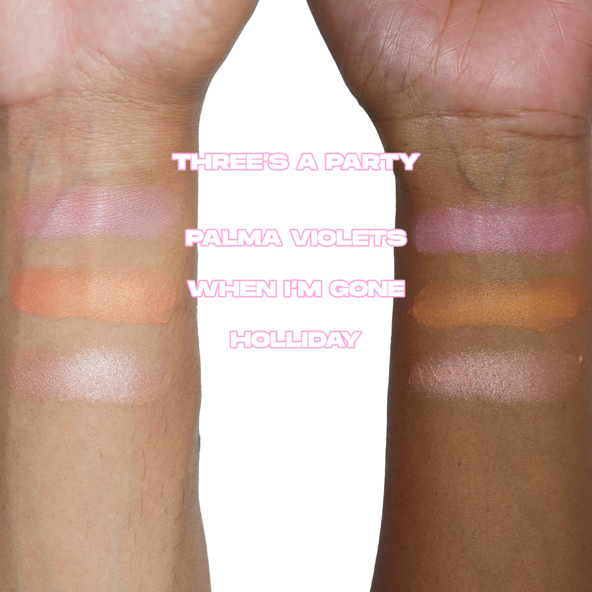 Hollipop Three's A Party Blusher Palette - Image 3